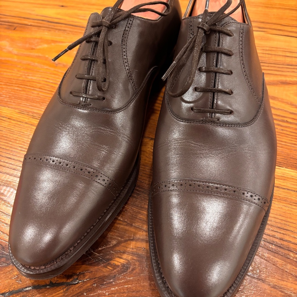 John Lobb men’s Oxfords shoes UK 9.5 (converts to US 10 or 10.5) - Picture 5 of 6